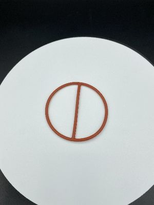 Alta pressione su misura di Nbr O Ring Material 10MPa resistente