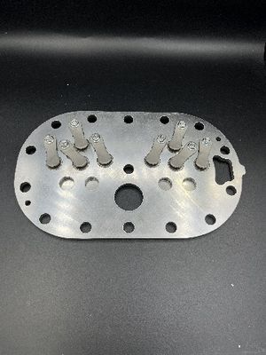L'argento ha personalizzato il piatto originale della valvola del compressore