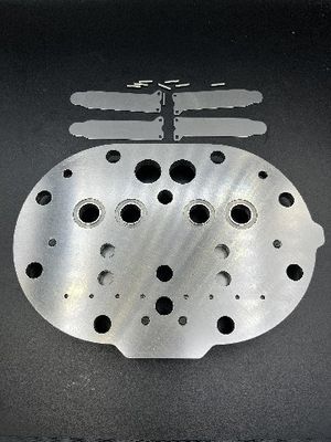 Placca di valvola di controllo industriale argento Compressore