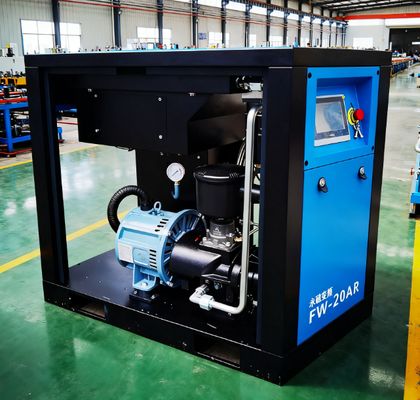 Compressore d'aria a vite rotativa personalizzato da 30kw 40hp, tipo raffreddamento ad aria, compressore a vite industriale 8Bar 10Bar