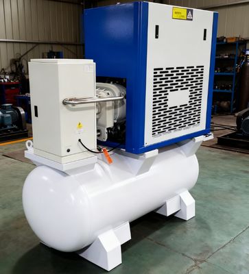 Compressore d'aria a vite da 15 CV con asciugatrice e serbatoio per taglio laser